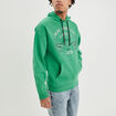 Sweat à capuche hoodie vert homme