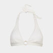 Haut de maillot de bain foulard ivoire femme
