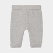Pantalon tricot coton gris clair b&eacute;b&eacute;