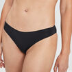 Culotte couture invisible en microfibre noir femme