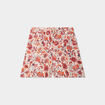 Short droit ceinturé mélange lin ecru femme