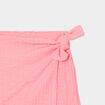 Jupe-short droite rose fille