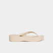 Tongs plateformes Ipanema sable femme