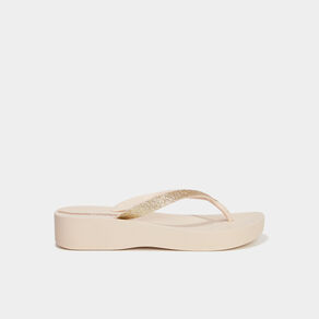 Tongs plateformes Ipanema sable femme