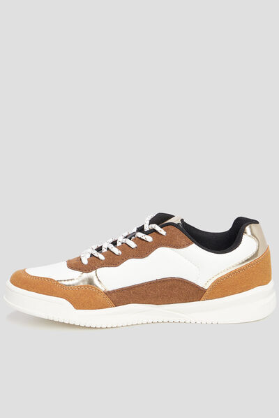 Baskets Creeks marron femme