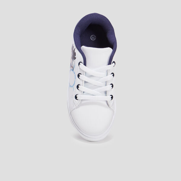 tennis a lacets dragon ball z blanc garcon Tennis à lacets Dragon Ball Z blanc garçon