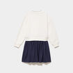 Robe effet 2-en-1 Reine des neiges multicolore fille