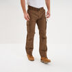 Pantalon cargo 2-en-1 modulable bermuda marron fonc&eacute; homme