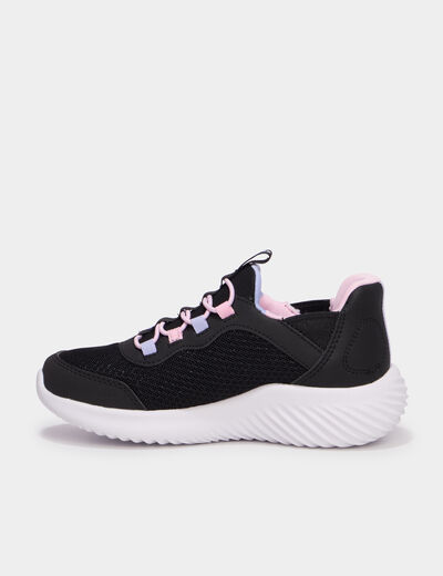 Baskets running Slip-ins &agrave; bout rond noir fille