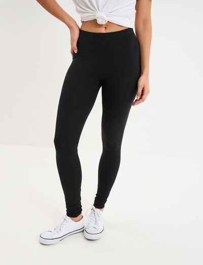 Legging taille haute noir femme