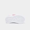 Baskets montantes &agrave; scratchs blanc b&eacute;b&eacute; fille