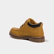 Boots crant&eacute;es &agrave; lacets jaune homme