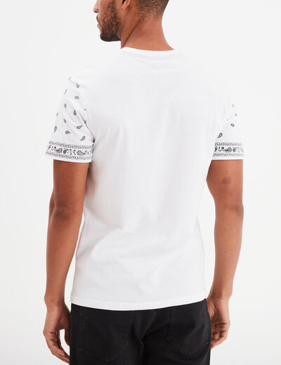 T-shirt manches courtes 1 poche Liberto blanc homme