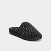 Chaussons mules Isotoner vert anis femme