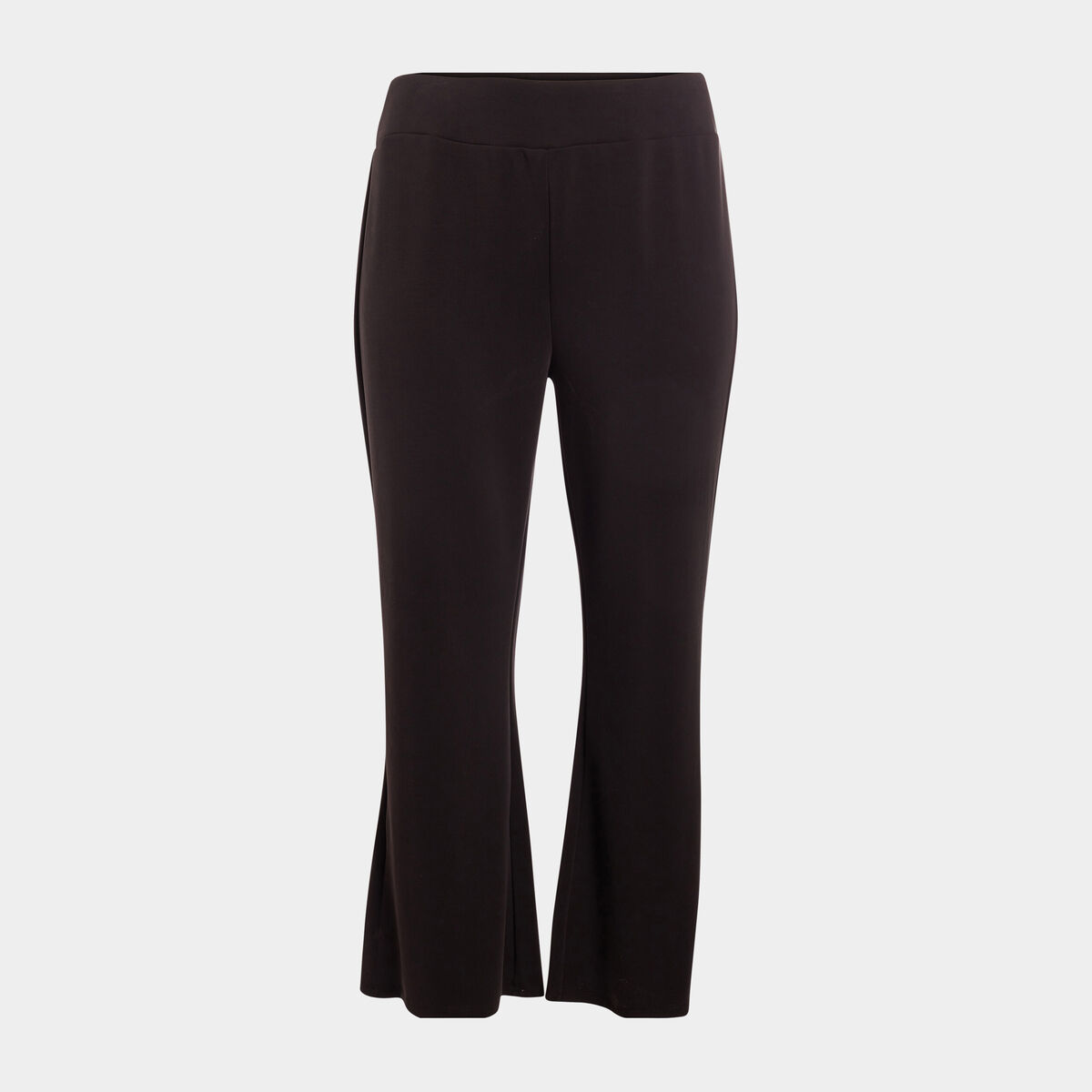 Pantalon de jogging bootcut noir femme grande taille