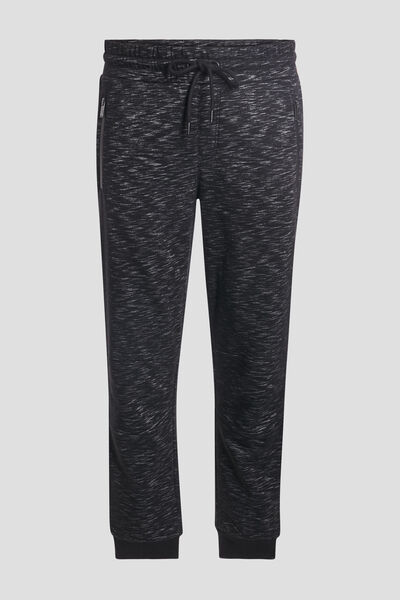 Pantalon jogging taille &eacute;lastiqu&eacute;e noir homme