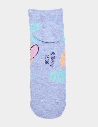Lot 3 paires chaussettes Stitch multicolore fille