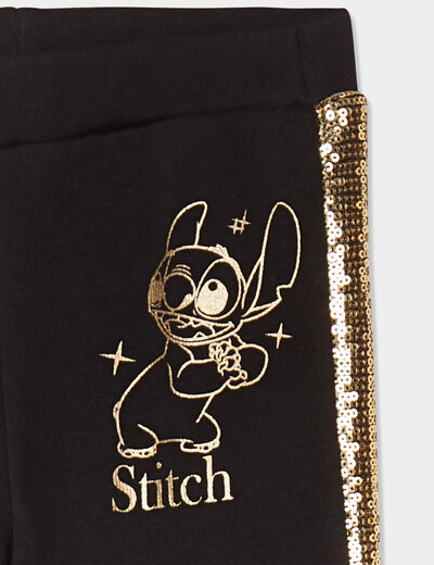 Legging &agrave; sequins Stitch noir fille