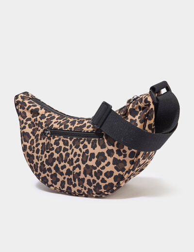Sac banane en bandouli&egrave;re sable femme