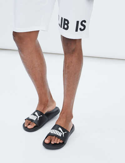 Claquettes Puma noir homme