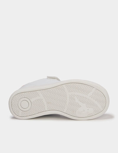 Tennis basses &agrave; scratchs Kappa FENIT rose pastel fille