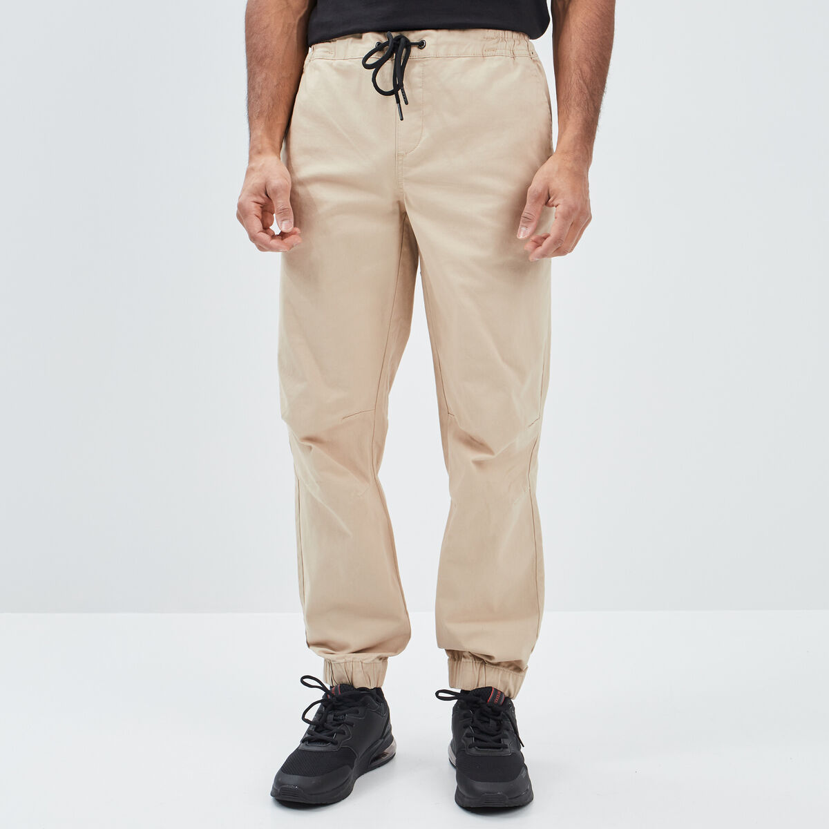 Pantalon jogpant sable homme
