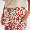Pantalon large fluide terracotta femme grande taille