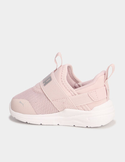 Running élastiquées Softride Puma rose bébé fille