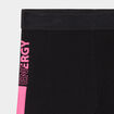 Legging cycliste coton noir fille