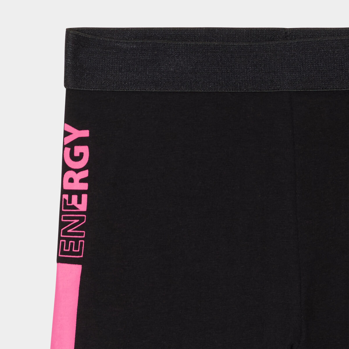 Legging cycliste coton noir fille