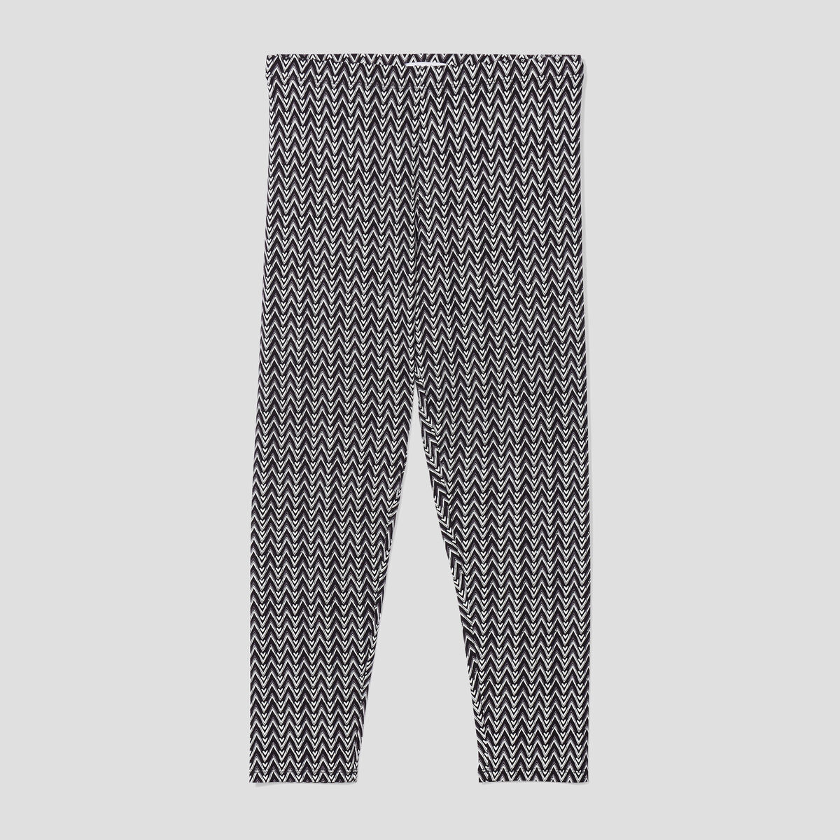 Legging élastiqué 7/8ème noir femme