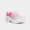 Baskets running semelle épaisse Liberto rose fille