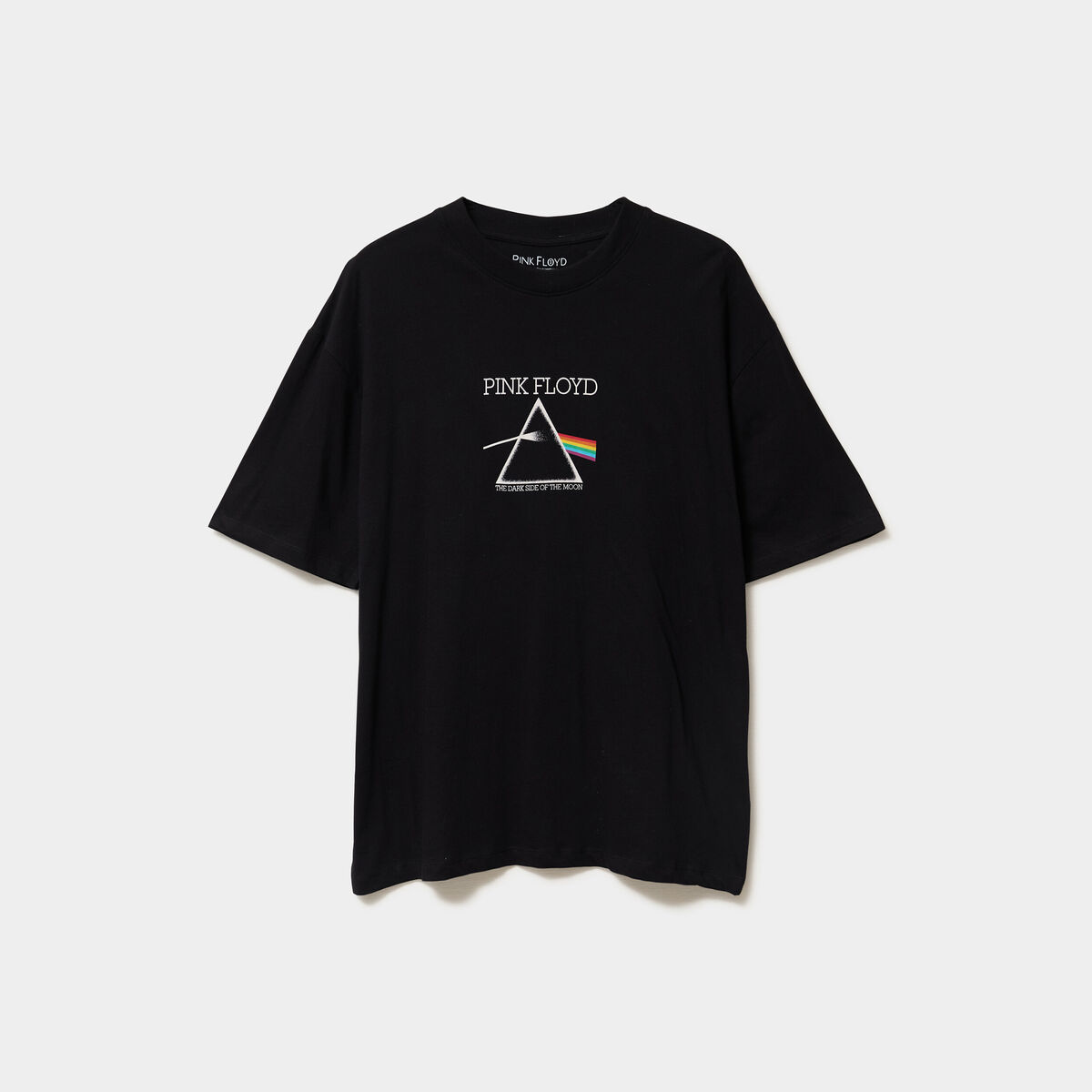 T-shirt manches courtes coton Pink Floyd noir homme