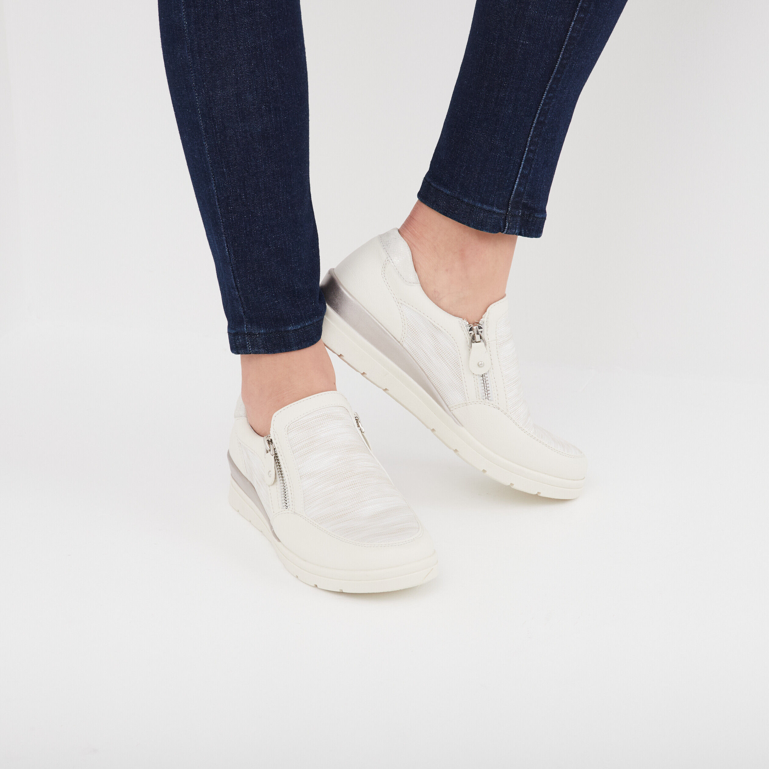 Baskets running Confortissimo gris argent femme CONFORTISSIMO