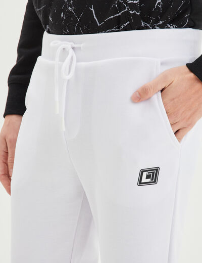Pantalon de jogging slim Liberto blanc homme
