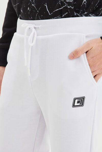 Pantalon de jogging slim Liberto blanc homme