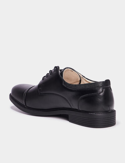 Derbies lacées noir homme