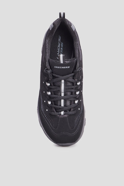Baskets running mémoire forme Skechers noir femme