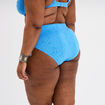 Bas de maillot de bain bleu femme grande taille