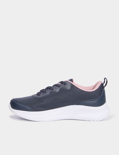 Baskets running bleu marine femme