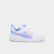 Tennis basses scratchs Puma Courtflex V3 bleu ciel b&eacute;b&eacute; fille