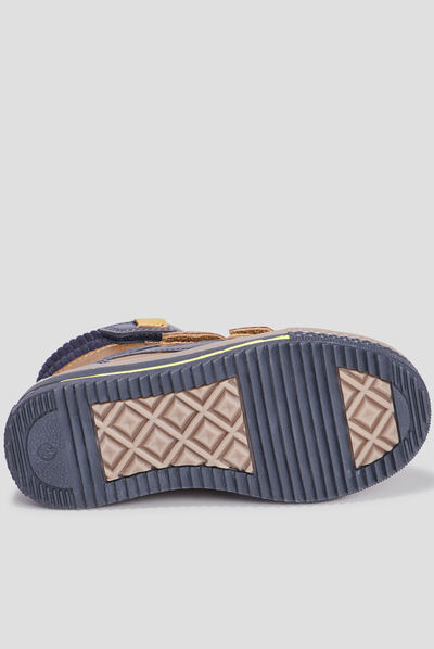 Baskets montantes Creeks Kamil marron garçon