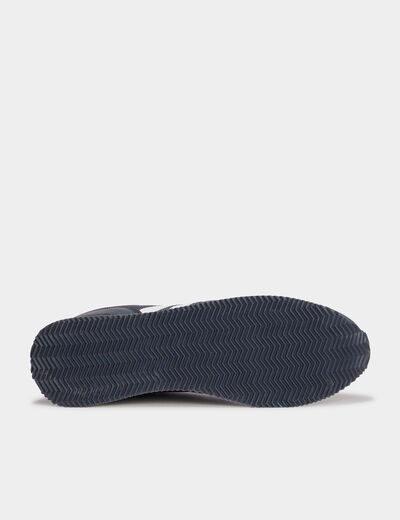 Chaussures running à lacets bleu foncé homme