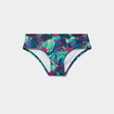 Bas de maillot de bain shorty bleu p&eacute;trole femme