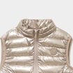 Doudoune l&eacute;g&egrave;re sans manches imperm&eacute;able couleur argent fille