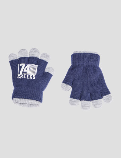 Gants Creeks bleu marine garçon