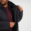 Parka chaude 3-en-1 imperm&eacute;able gris fonc&eacute; homme