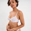 Soutien-gorge embo&icirc;tant dentelle blanc femme