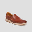 Mocassins Walking Confort marron homme