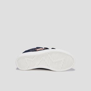 baskets montantes a scratchs bleu marine fille Baskets montantes à scratchs bleu marine fille